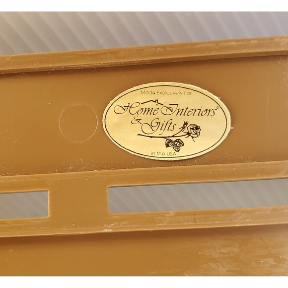 Homco Wall Hanging Shelf Decorative Victorian Doll Bench Burwood Green VTG 1988 - Picture 8 of 10